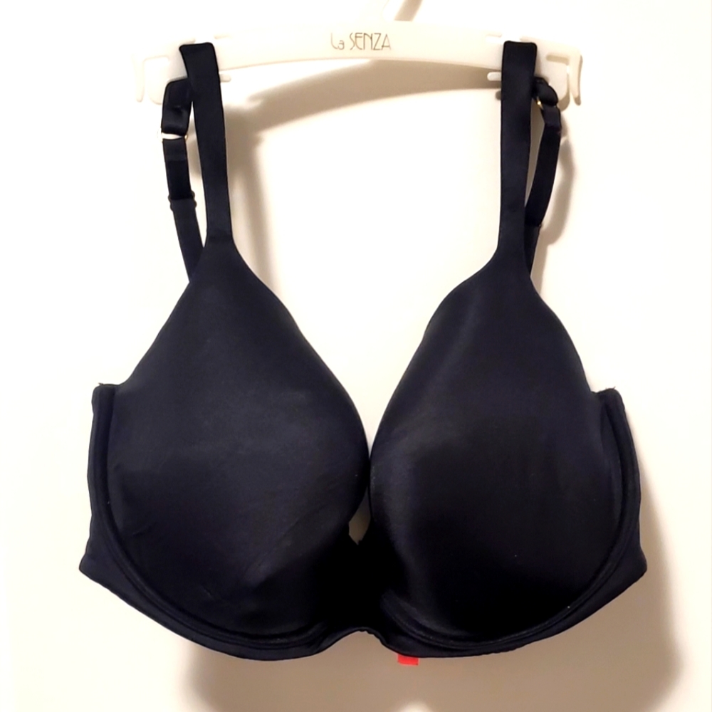 2/$45 36DDD black classic LA SENZA so free bra with lace back with rhinestones